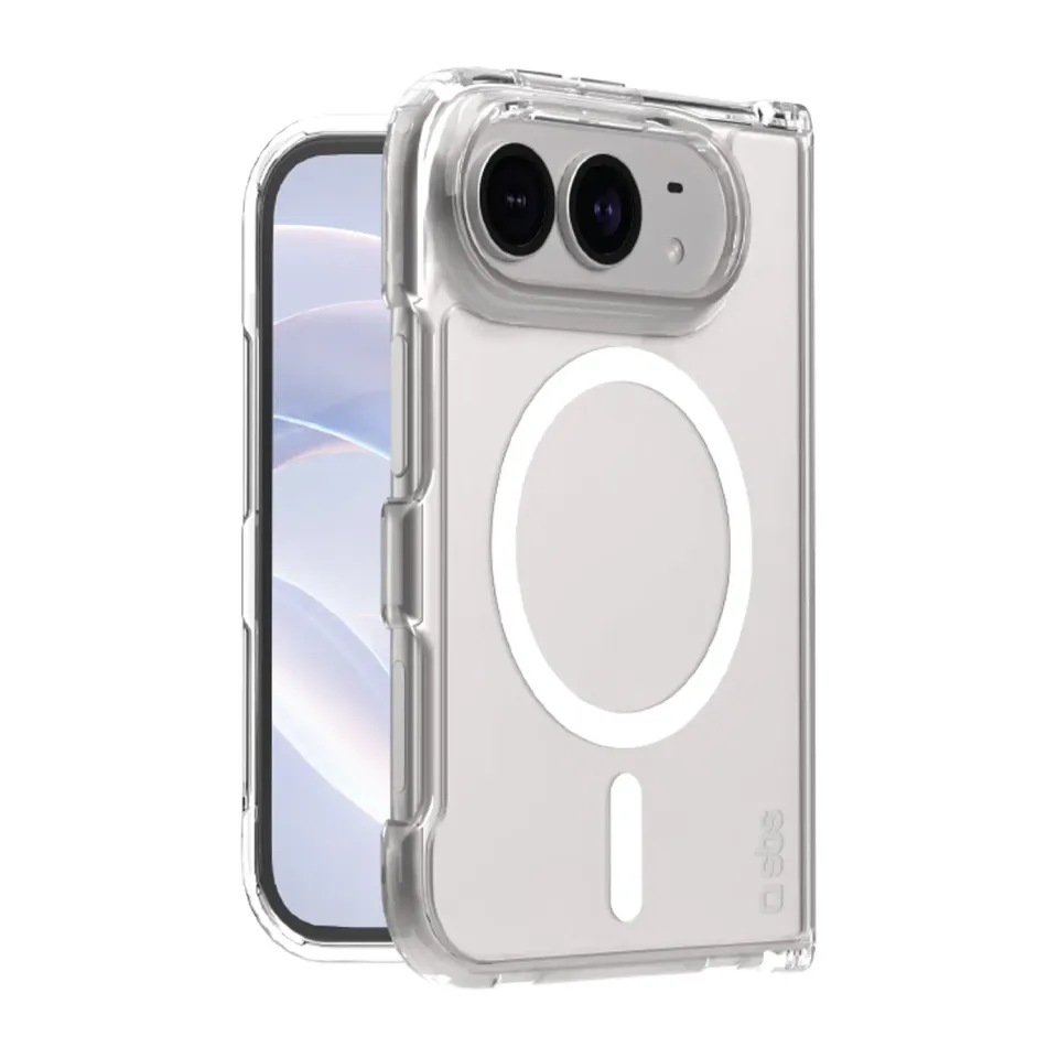 SBS Fold Hülle iPhone Duo transparent MagSafe