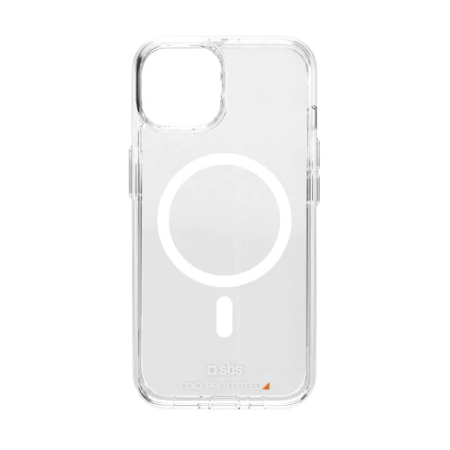 SBS D3O Hülle iPhone 15 transparent MagSafe