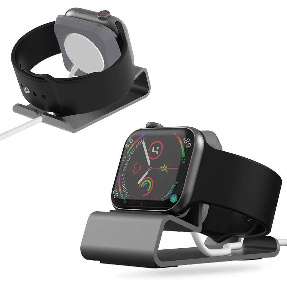 arktisband Apple Watch Ladestation Aluminium Space Grau