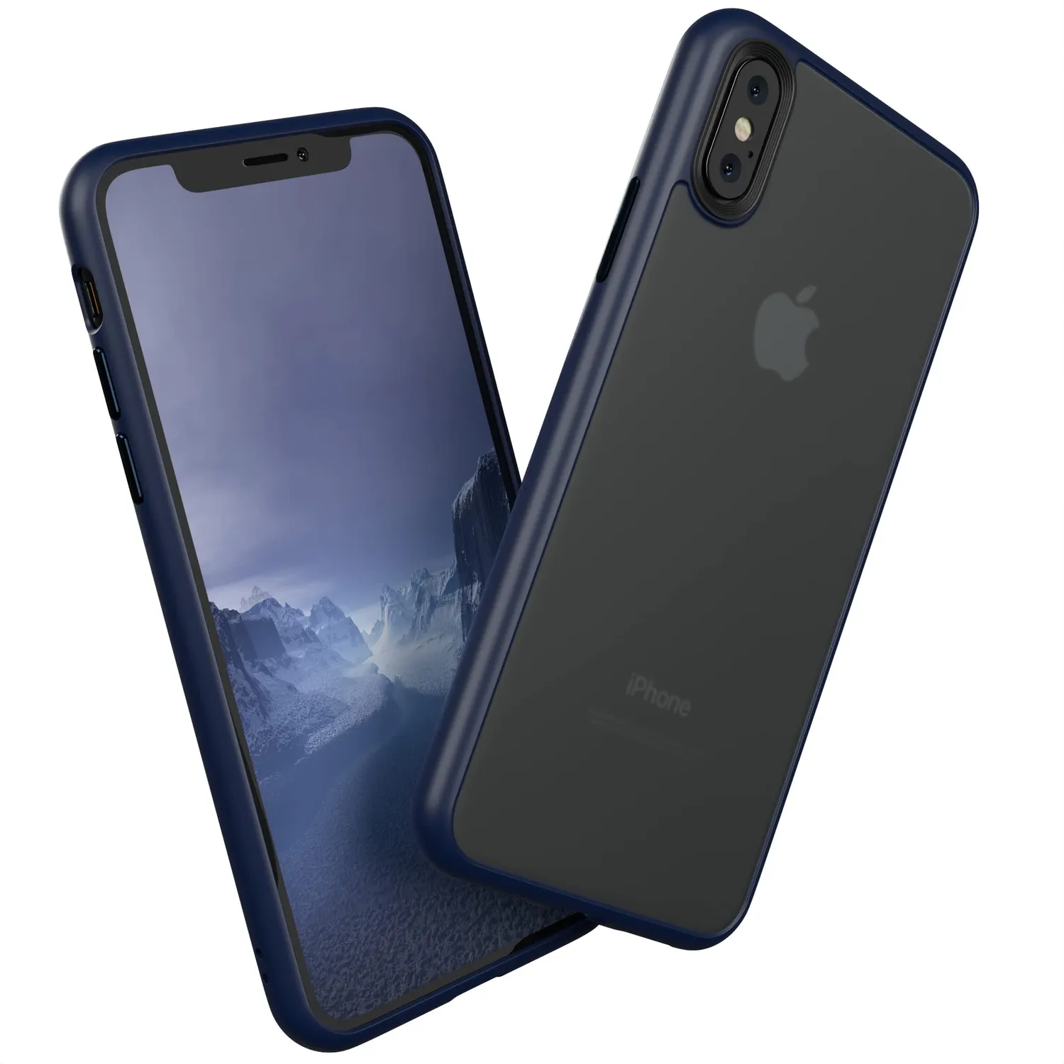 EAZY CASE iPhone X/XS Outdoor Hülle Anthrazit stoßfest