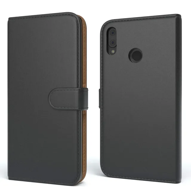 EAZY CASE Huawei P Smart Plus Klapphülle schwarz Book Kartenfach