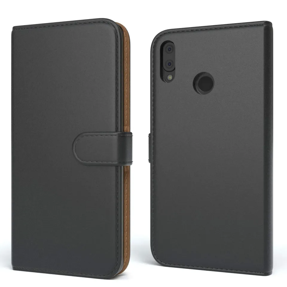 EAZY CASE Huawei P Smart Plus Klapphülle schwarz Book Kartenfach