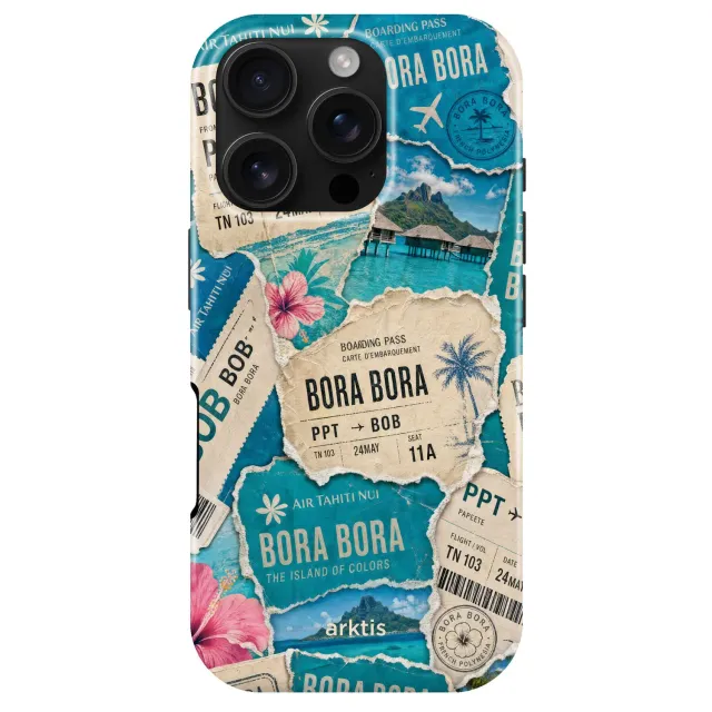 arktis Happy Island iPhone 16 Pro Hülle MagSafe Print