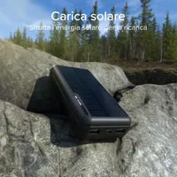 SBS Solar Powerbank 20000 mAh USB externer Akku