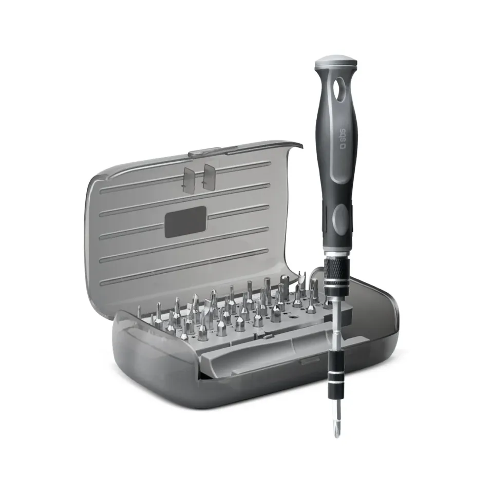 SBS Präzisions Schraubendreher Set 30 Bits Reparatur