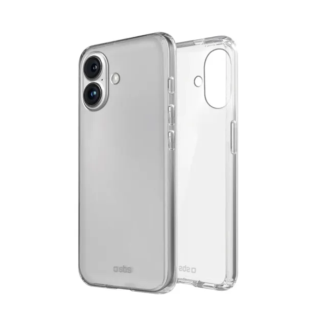 SBS Skinny Handyhülle iPhone 16 Plus transparent