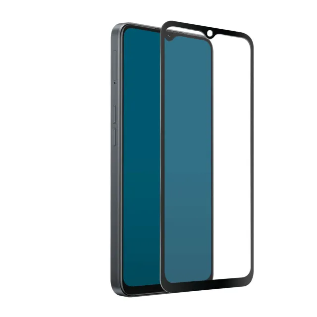 SBS Full Cover Panzerglas Oppo A58/A78 schwarz