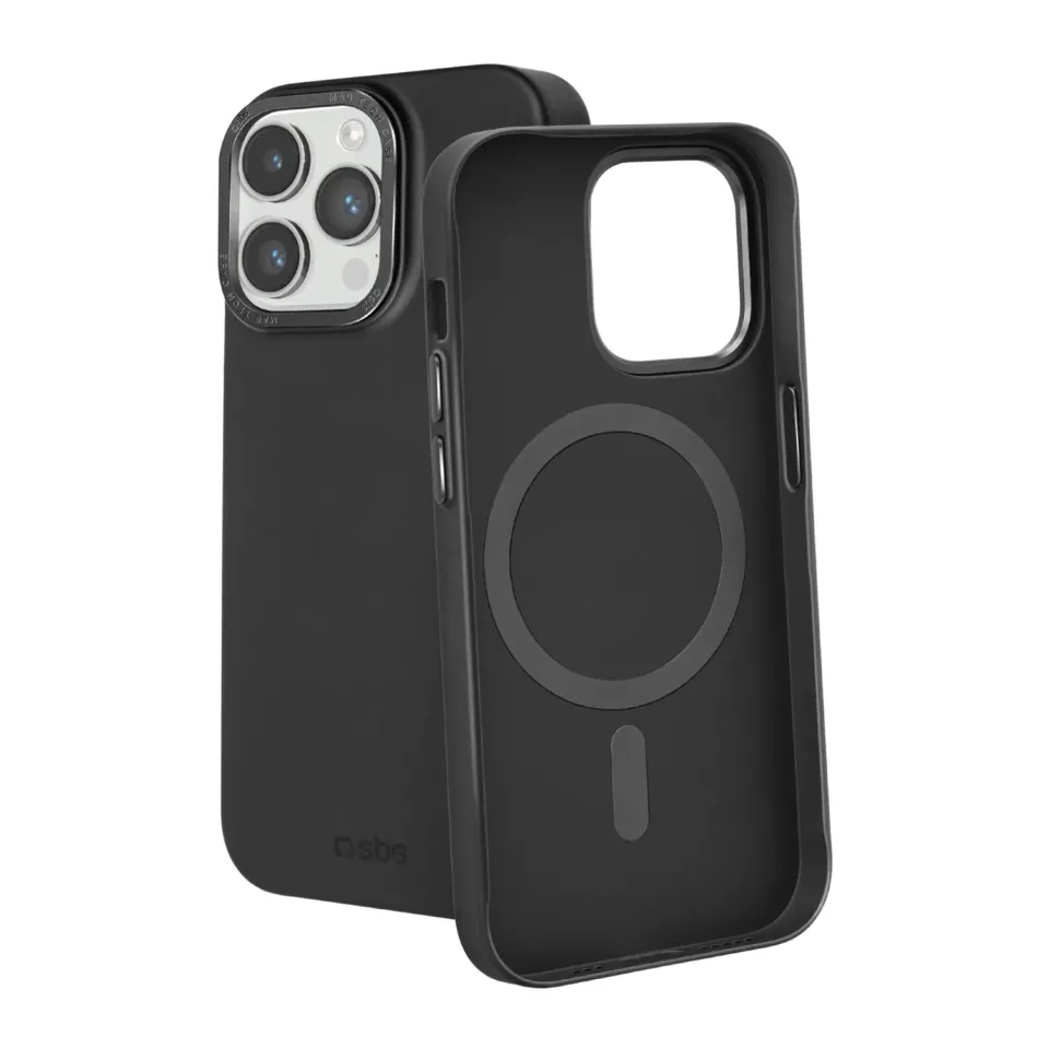 SBS Mag Tech Handyhülle iPhone 14 Pro Max schwarz MagSafe