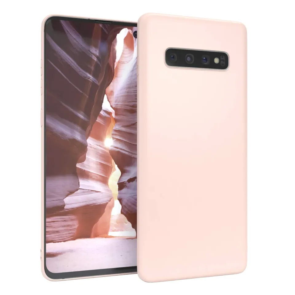 EAZY CASE Galaxy S10 Plus Silikonhülle hellrosa 0,8 mm