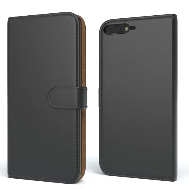 EAZY CASE Book Huawei Y6 2018 Klapphülle Schwarz Kartenfach