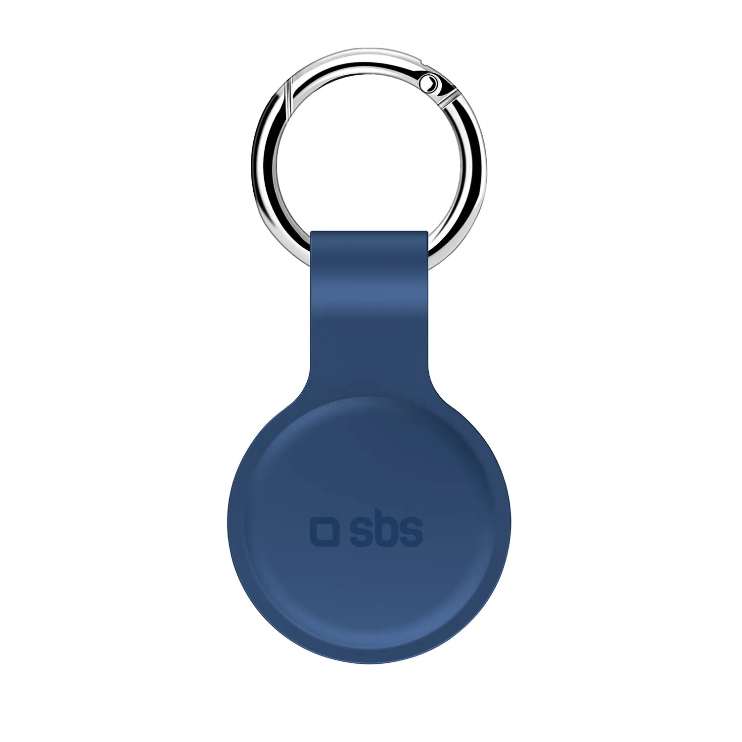 SBS AirTag Silikonhülle Schlüsselring Blau kratzfest