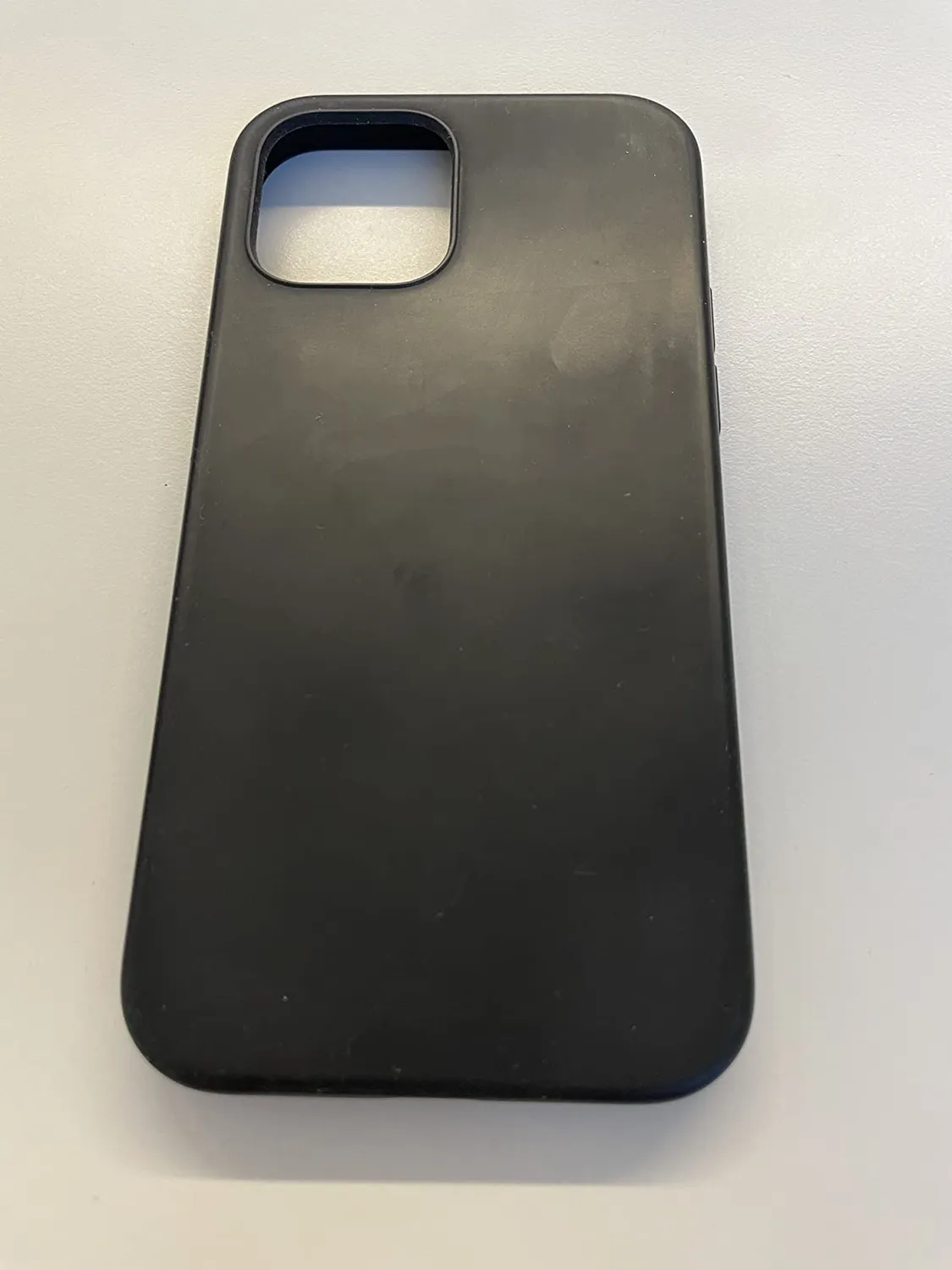 YATWIN Silikon Handyhülle iPhone 12 12 Pro Grau matt Ganzkörper