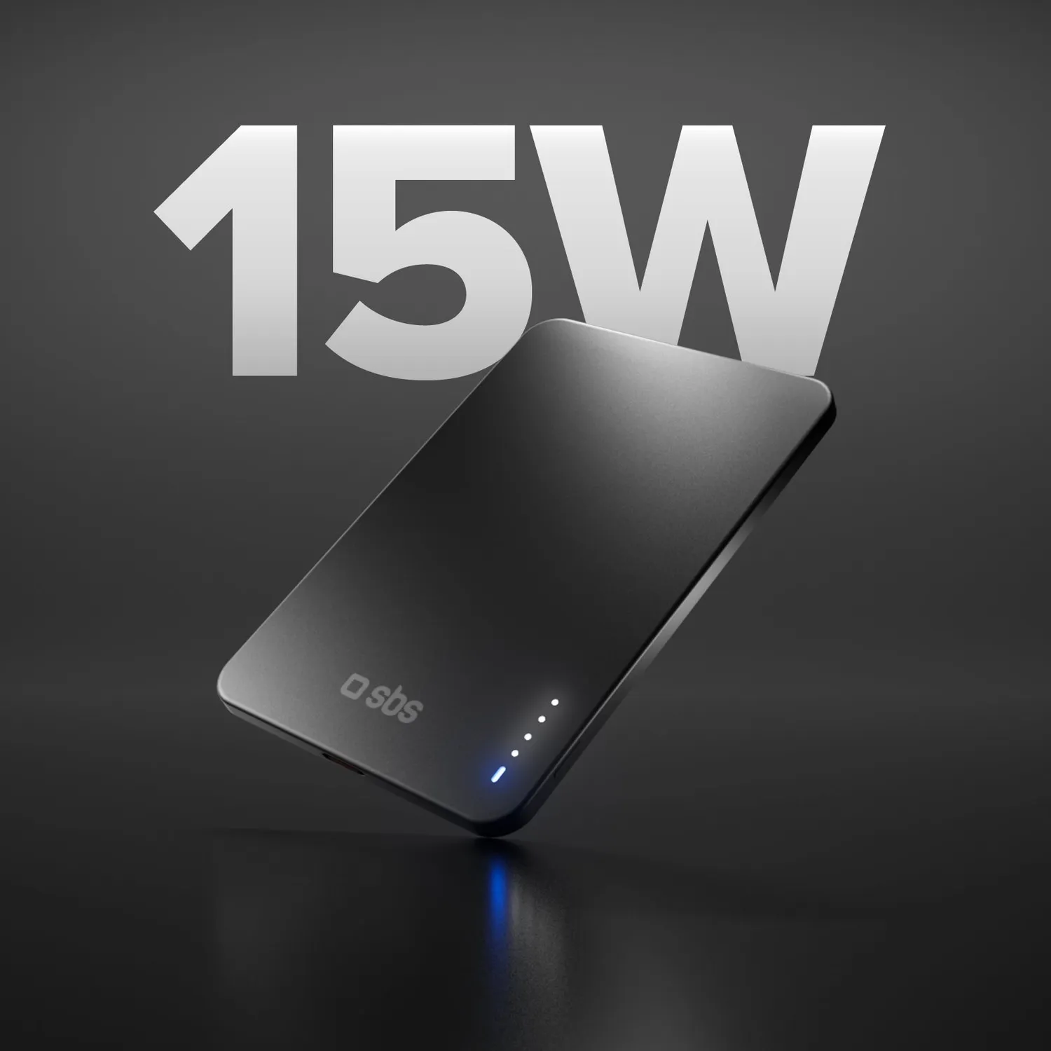 SBS 3000mAh MagSafe Powerbank magnetisch 15W slim