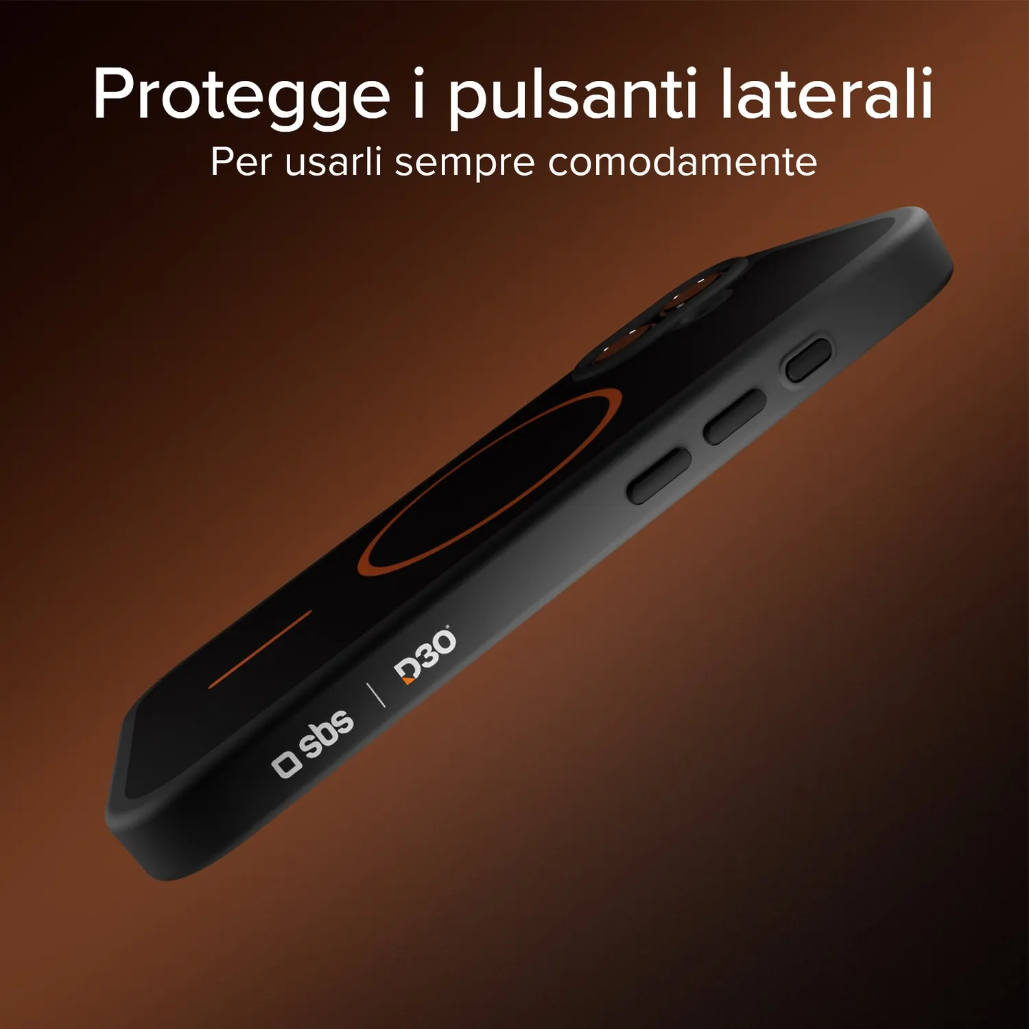 SBS Core Handyhülle iPhone 17 MagSafe D3O orange