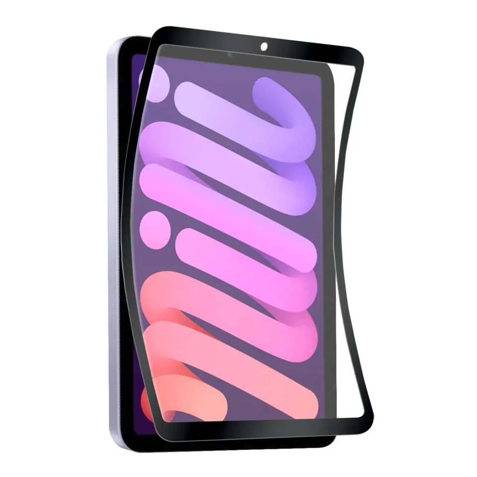 SBS Flexible Glass Displayschutz iPad Mini 6 Schwarz flexibel