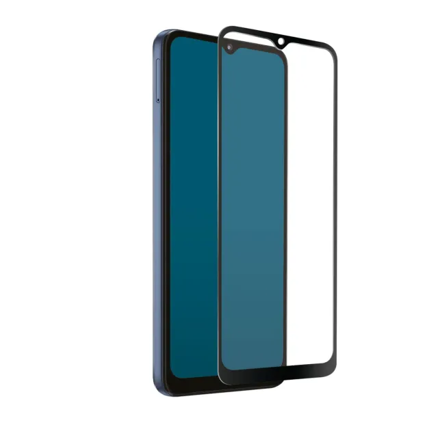 SBS Full Cover Panzerglas Moto E13 Schwarz