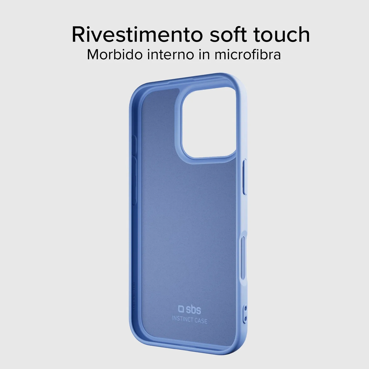 SBS Instinct iPhone 16 Pro Hülle TPU Mikrofaser wireless