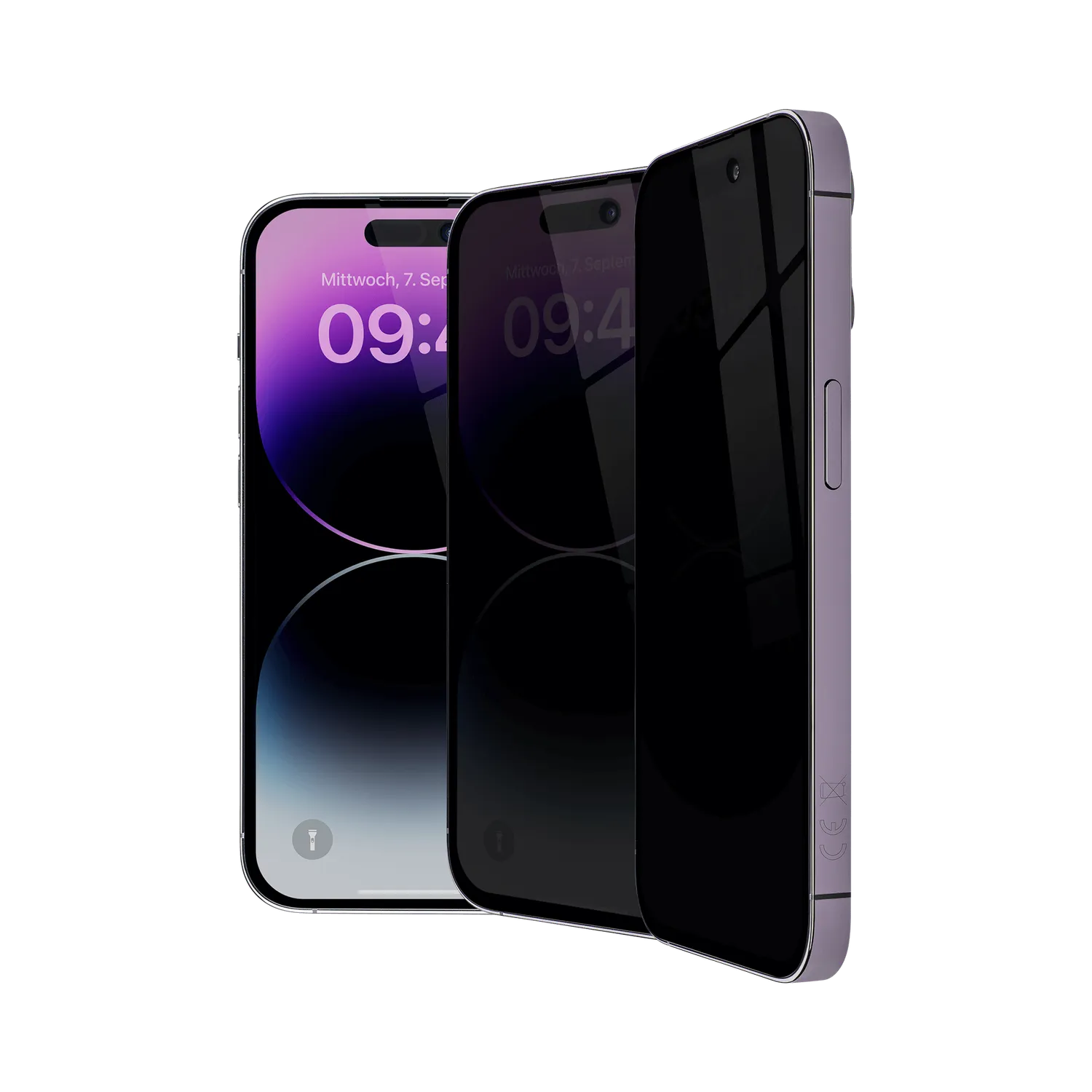 Artwizz PrivacyGlass iPhone 14 Pro Panzerglas mit Blickschutz