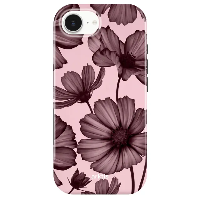 arktis Bloom iPhone 17e Hülle mit MagSafe und Print