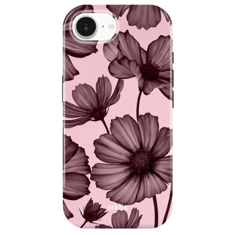 arktis Bloom iPhone 17e Hülle mit MagSafe und Print