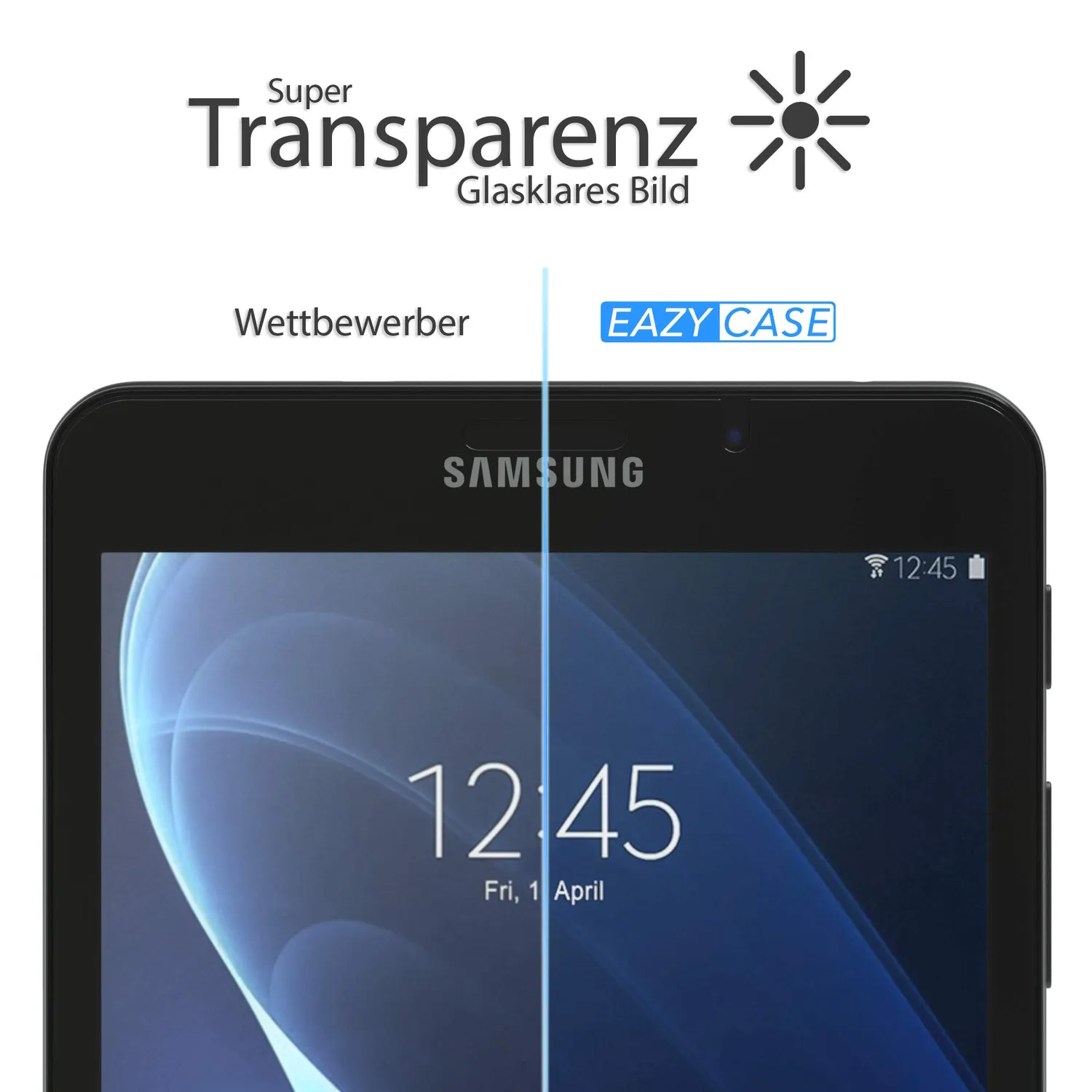 EAZY CASE Galaxy Tab A 7.0 2016 Schutzglas Transparent 9H