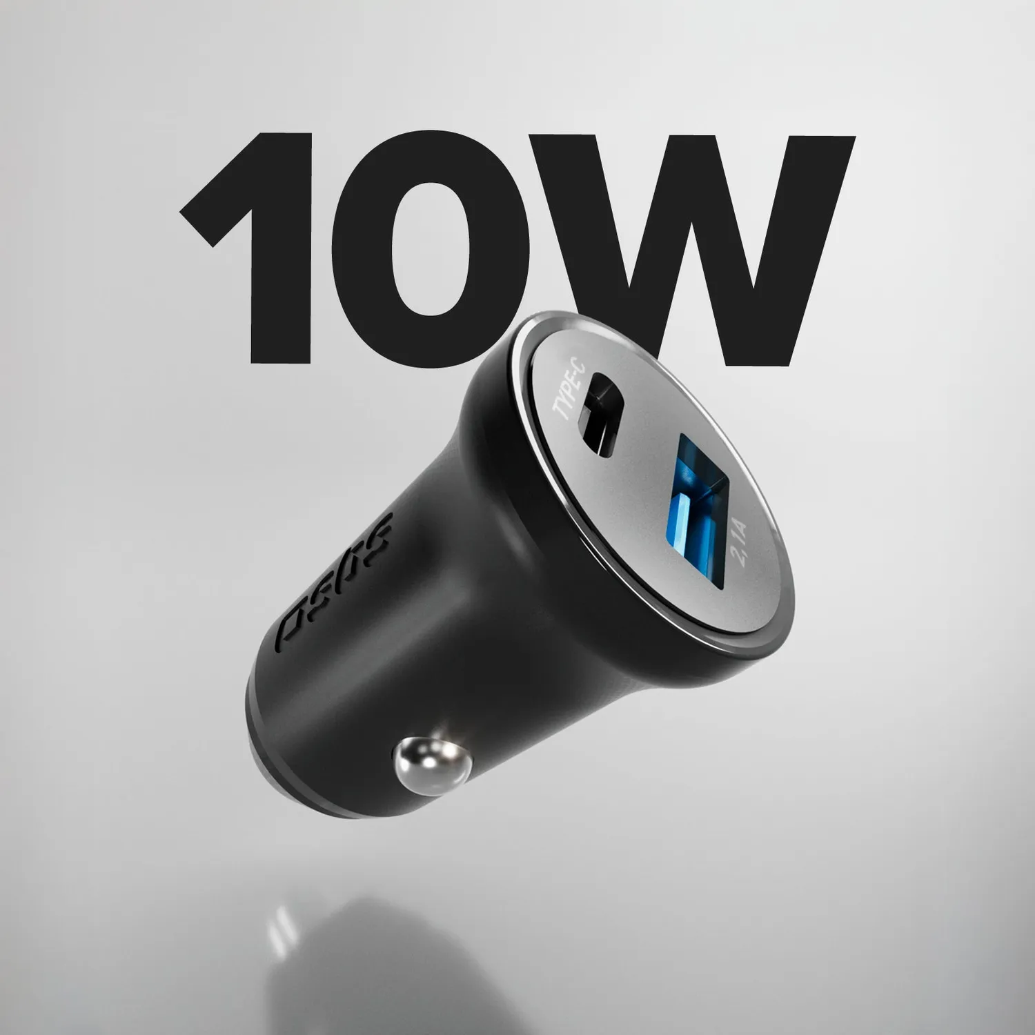 SBS Auto Ladegerät Type-C USB 2.1A Dual 12V