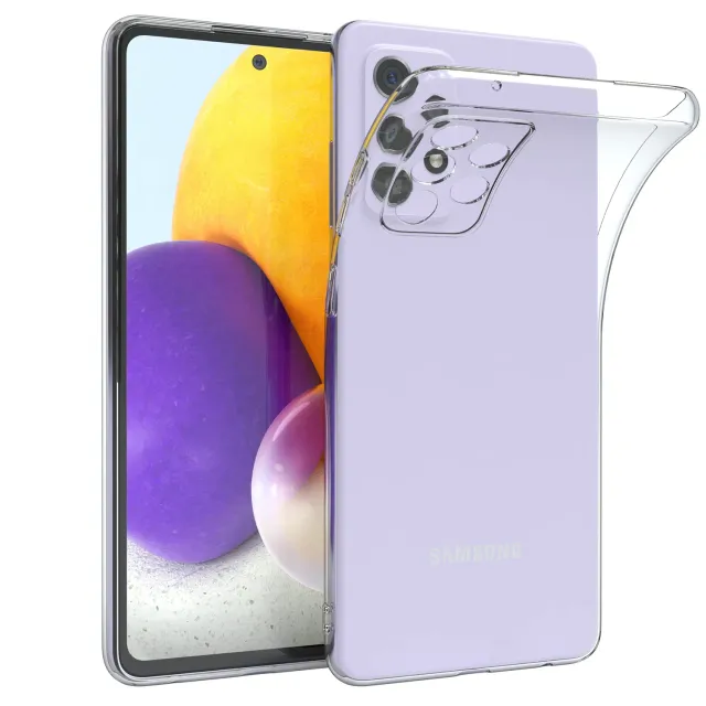 EAZY CASE Galaxy A52 Silikonhülle Transparent 0,8 mm