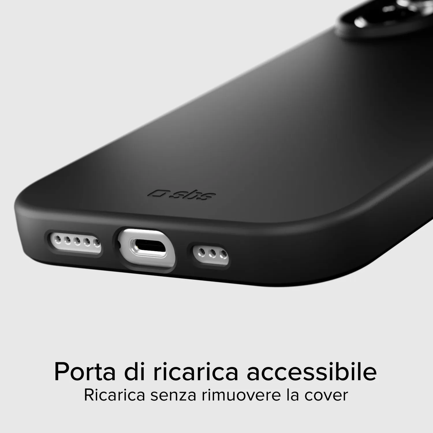 SBS Instinct iPhone 17 Hülle Schwarz