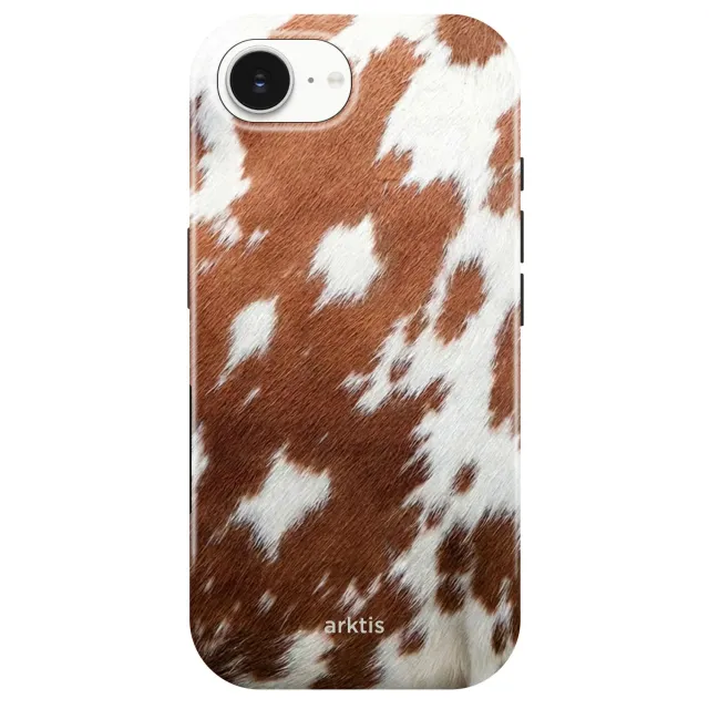 arktis iPhone 16e Cow Hülle MagSafe Kuh-Print