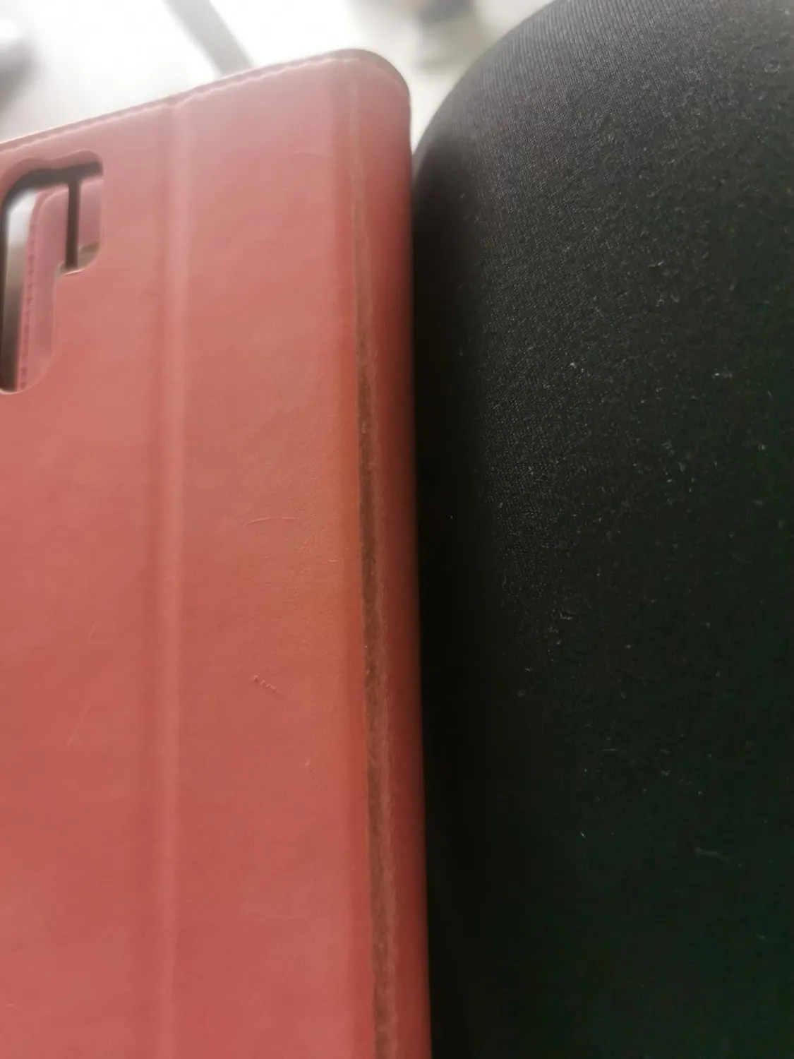 YATWIN Leder Klapphülle Huawei P30 Pro Schwarz Brieftasche RFID
