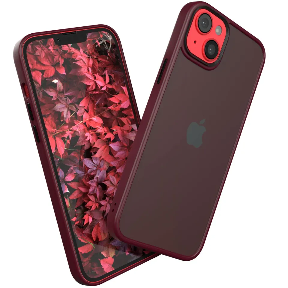 EAZY CASE iPhone 14 Plus Outdoor Hülle Dunkel Rot stoßfest