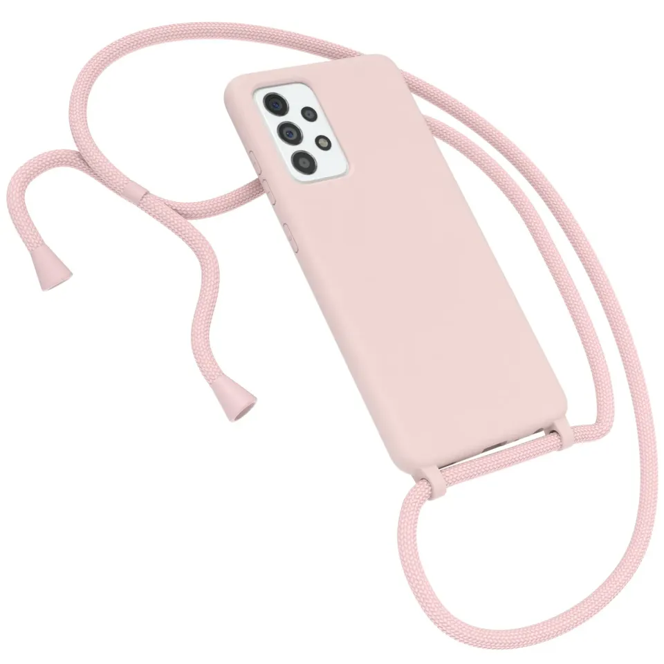 EAZY CASE Galaxy A52 Handykette Alt Rosa mit Band verstellbar