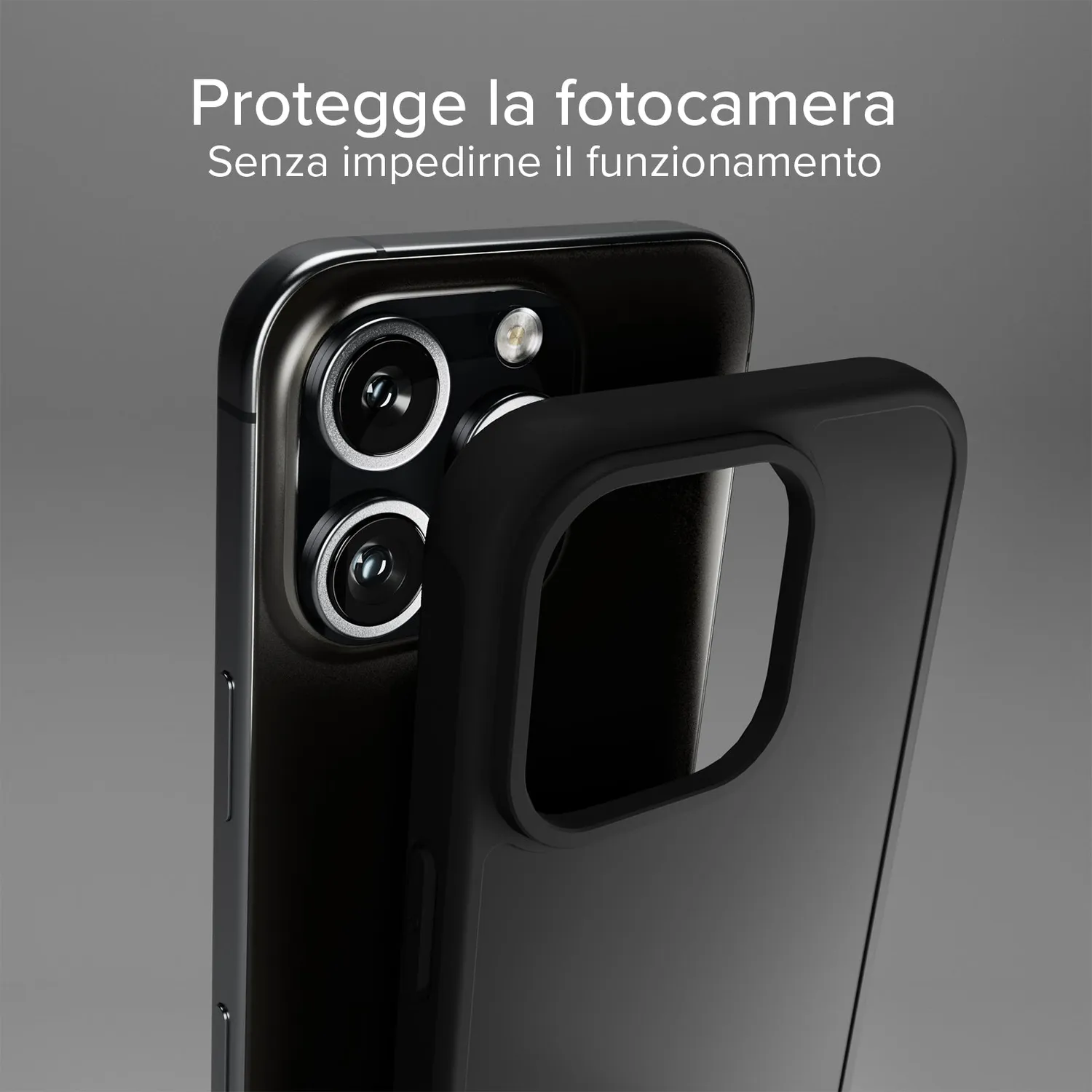 SBS iPhone 16 Pro Max Hülle D3O Schwarz stoßfest