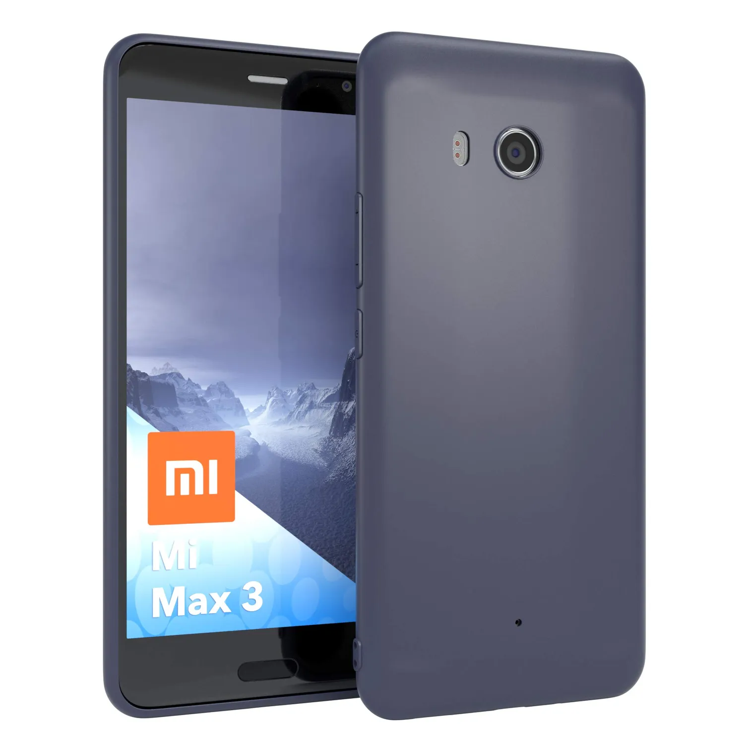 EAZY CASE Xiaomi Mi Max 3 Silikonhülle Transparent 0,8mm