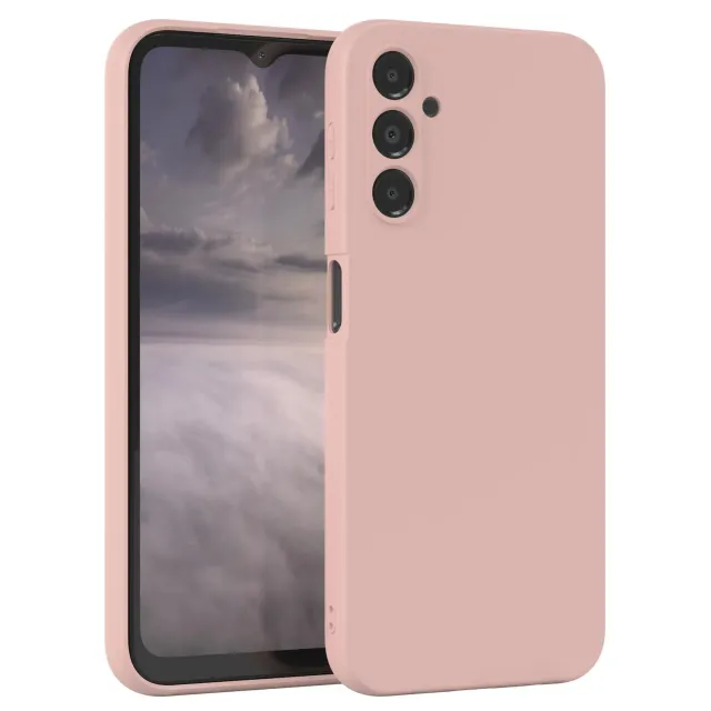 EAZY CASE Galaxy A14 5G Silikonhülle Altrosa matt stoßfest
