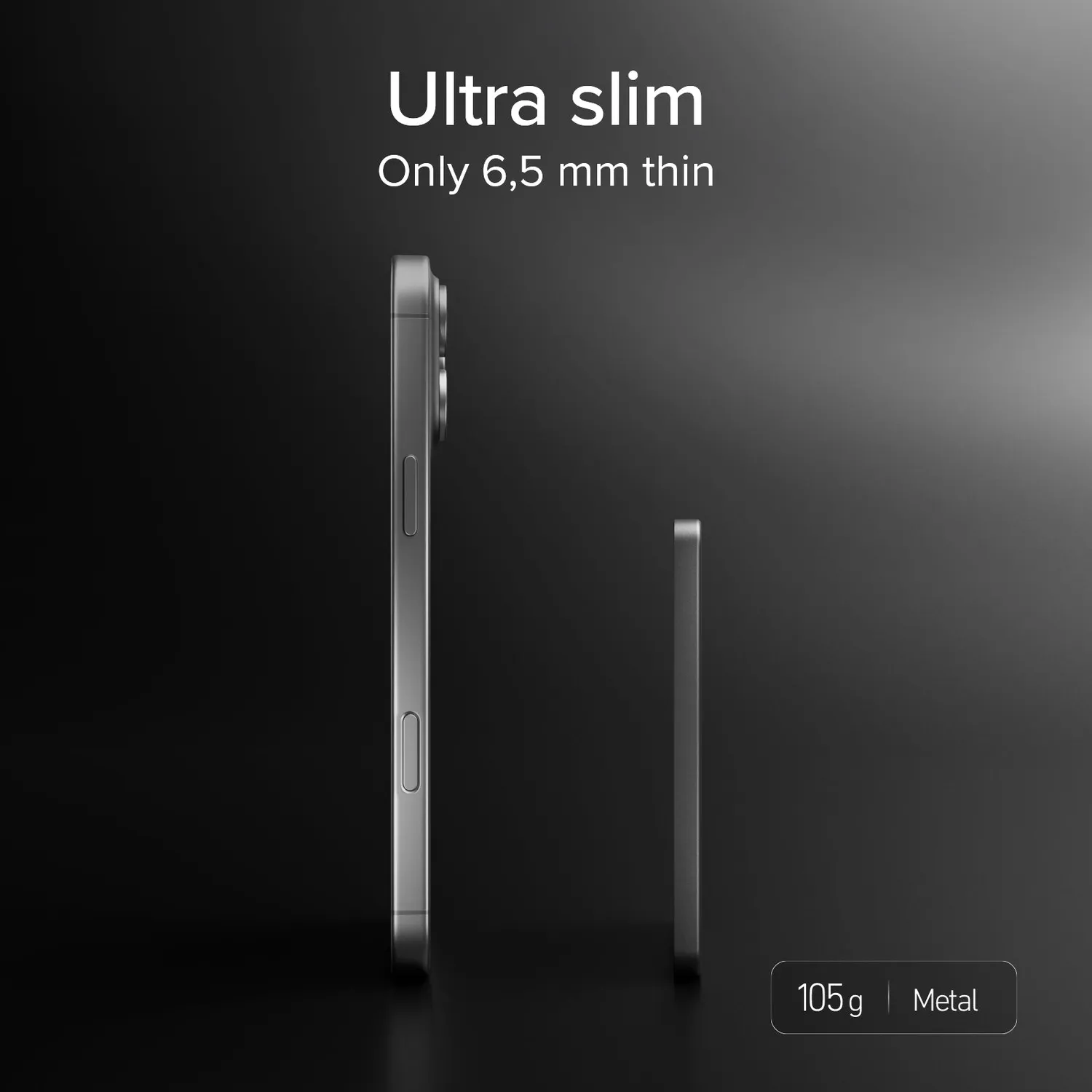 SBS Extra-Slim 5000mAh Powerbank magnetisch 15W