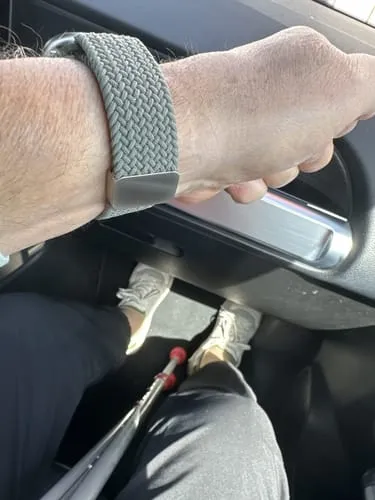 arktis Casual Apple Watch Armband Polarstern geflochten