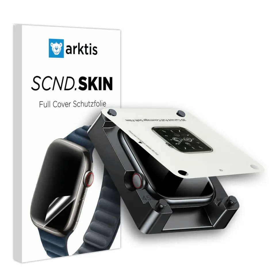 arktis SCND.SKIN Apple Watch Schutzfolie 46mm 2 Stück