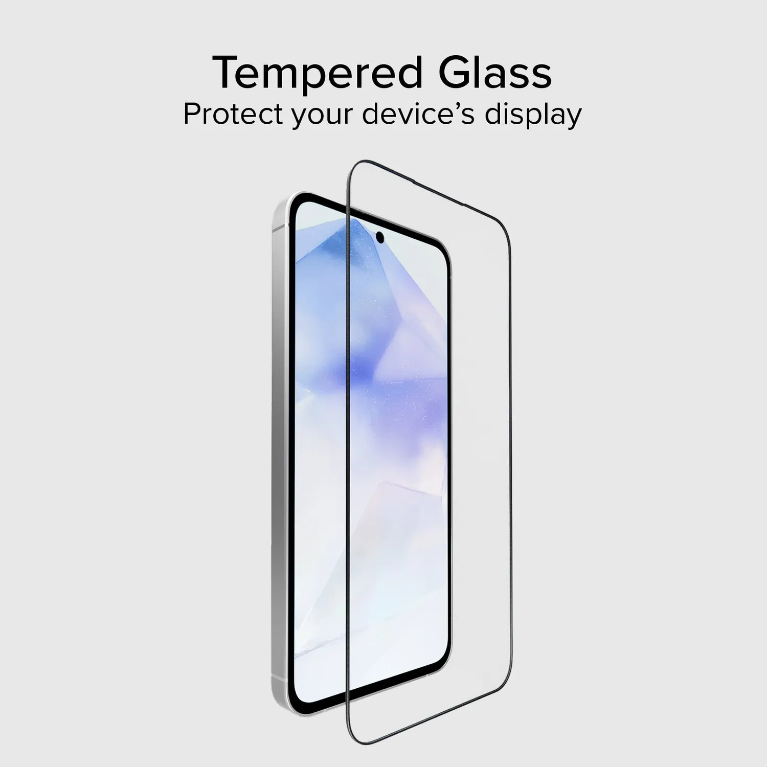 SBS Full Cover Galaxy A35/A55 Panzerglas schwarz