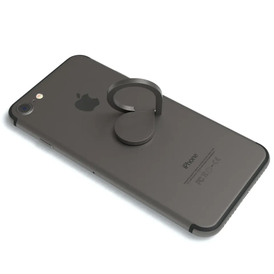 EAZY CASE Drop Fingerring Handyhalterung 360° Anthrazit Ständer