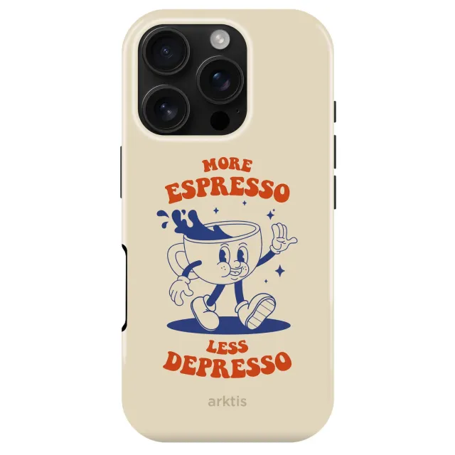 arktis iPhone 16 Pro Hülle Espresso MagSafe
