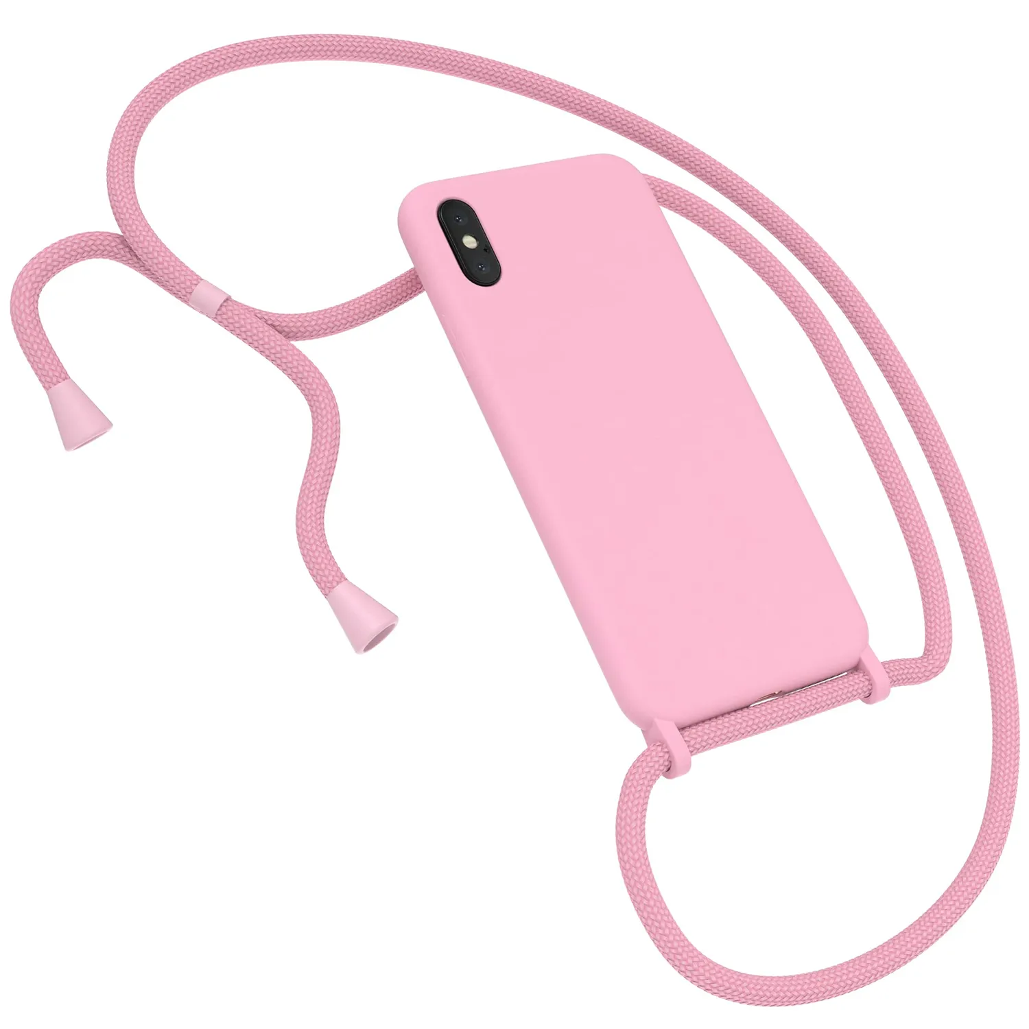 EAZY CASE iPhone XR Handykette Alt Rosa mit Band