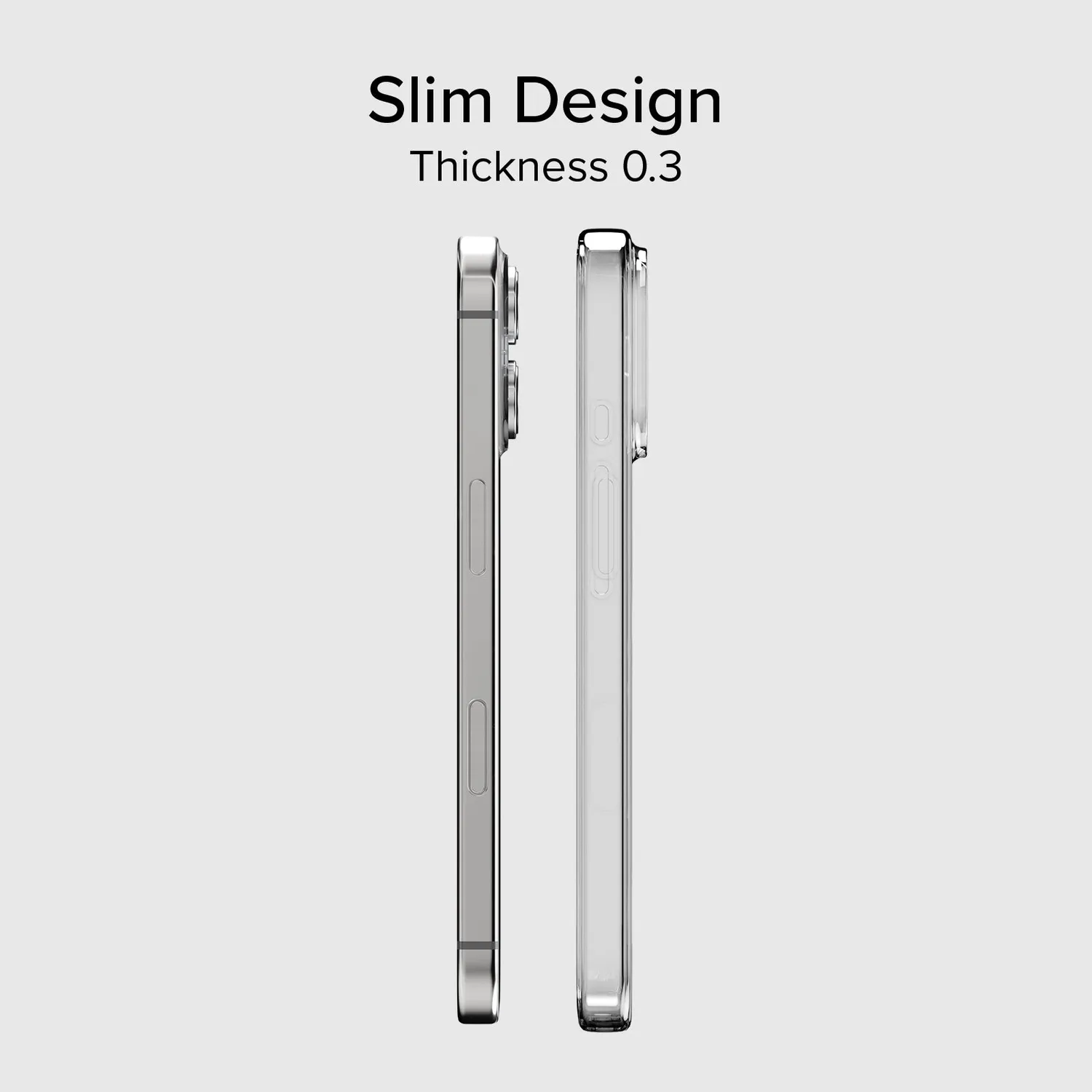 SBS Skinny iPhone 17 Handyhülle Transparent flexibel