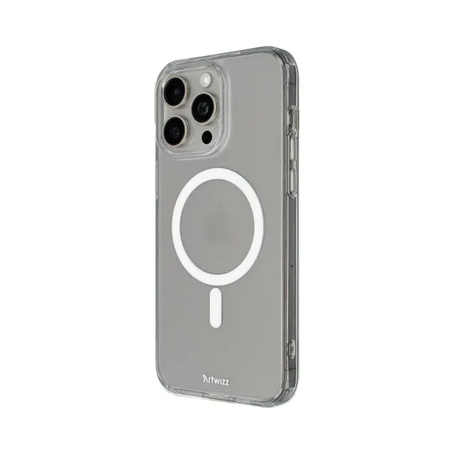 Artwizz ClearClip Charge iPhone 15 Pro Max Hülle MagSafe