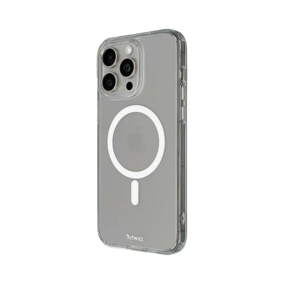 Artwizz ClearClip Charge iPhone 15 Pro Max Hülle MagSafe