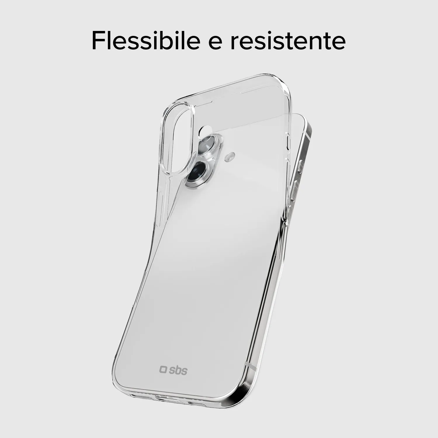 SBS Skinny iPhone 17 Handyhülle Transparent flexibel