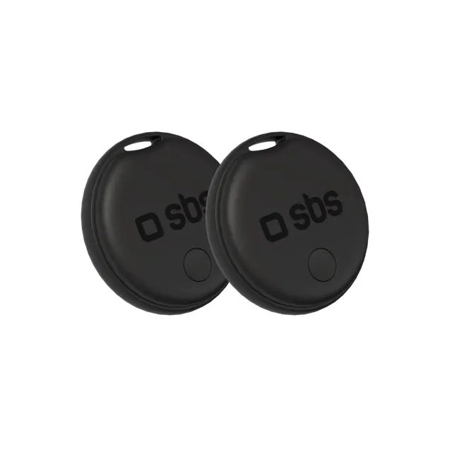 SBS Track My Dual Tracker Apple Find My 2er-Set schwarz