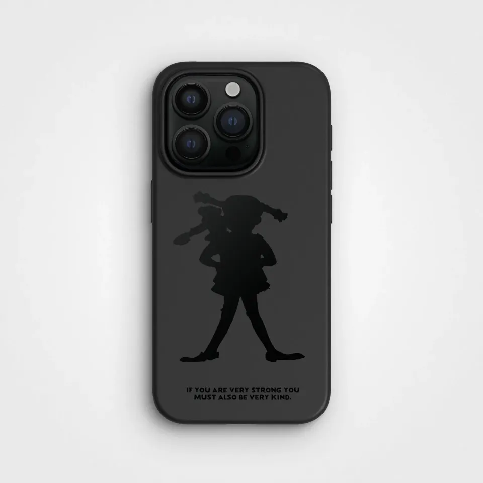 agood company PLNTPRTCT iPhone 15 Pro Strong & Kind Handyhülle Pippi