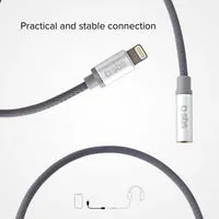 SBS Lightning auf Klinke Adapter 15 cm MFi