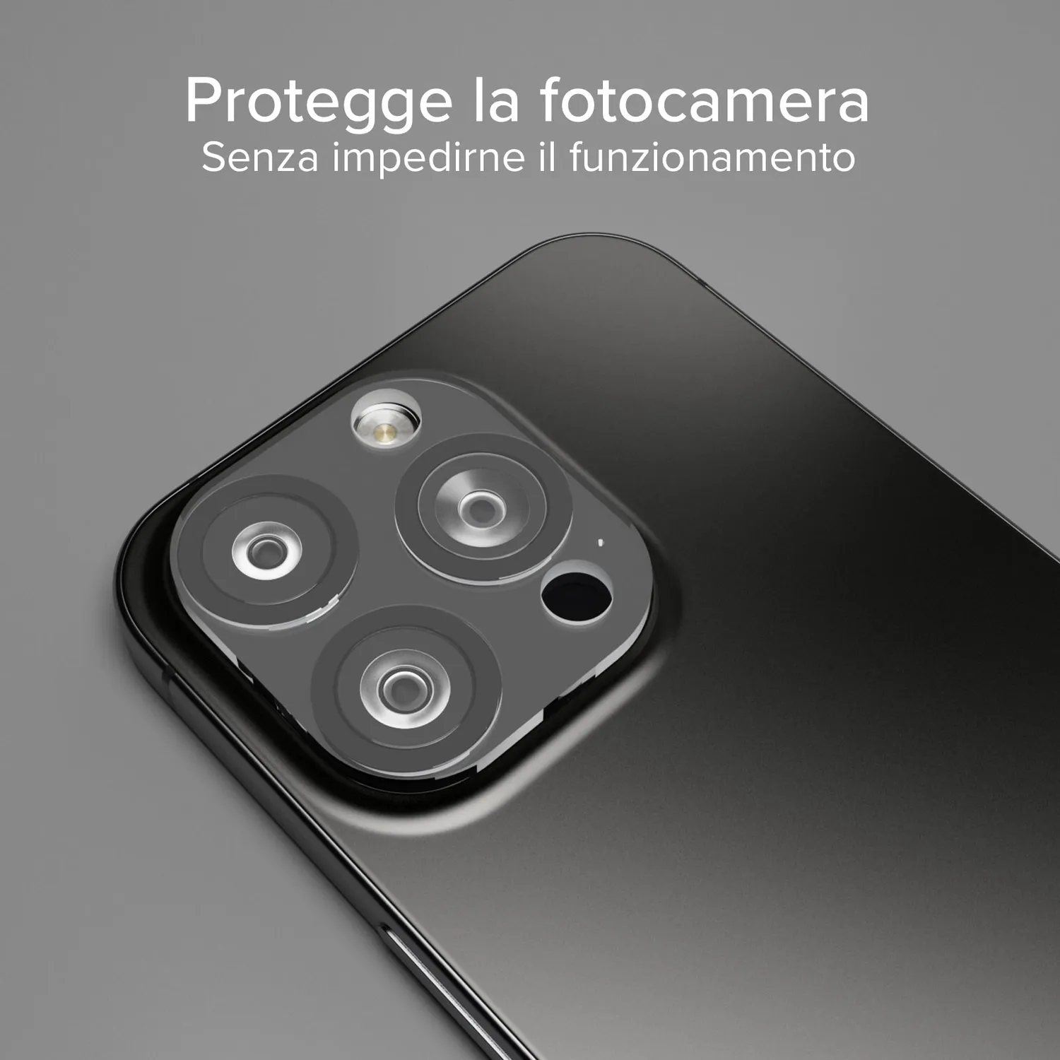 SBS D3O iPhone 16 Pro/Pro Max Kameraschutz schwarz